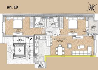 For sale - Apartment in Liulin-8,  Sofia
