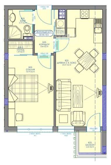 For sale - Apartment in Obelia 2,  Sofia