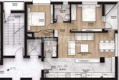 Satış - Apartman olarak Liulin-2,  Sofia