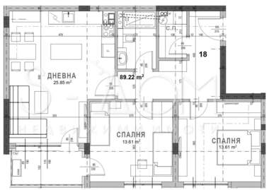 Продажа - Квартира в Самара-3,  Стара Загора