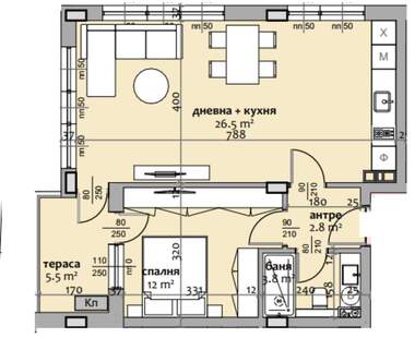 Satış - Apartman olarak Tri çuçura-centar,  Stara Zagora
