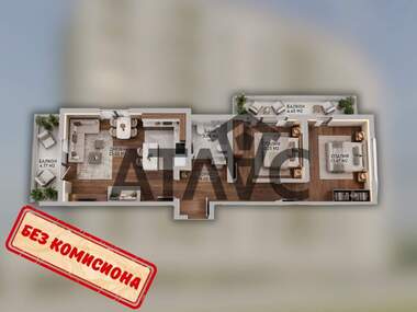 Satış - Apartman olarak Kiuçuk Parij,  Plovdiv