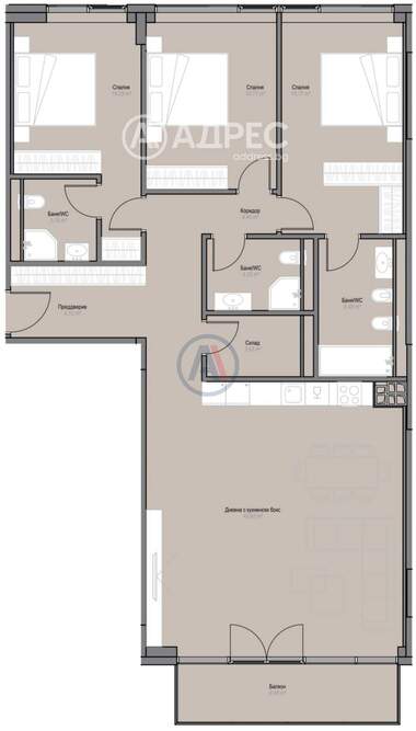 Vânzare - Apartament în Oboriștie,  Sofia