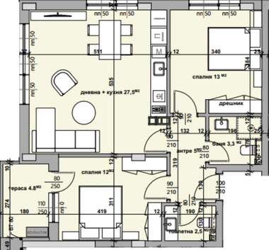Satış - Apartman olarak Samara-3,  Stara Zagora