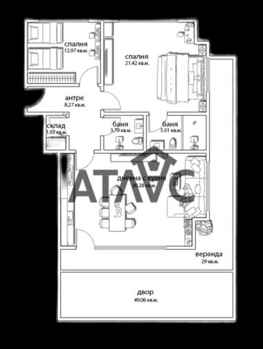 Satış - Apartman olarak Komatevsko şose,  Plovdiv