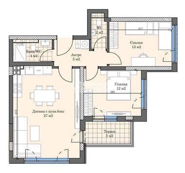Vânzare - Apartament în Kărșiaka,  Plovdiv