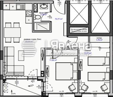 Verkauf - Wohnung in Horizont,  Burgas