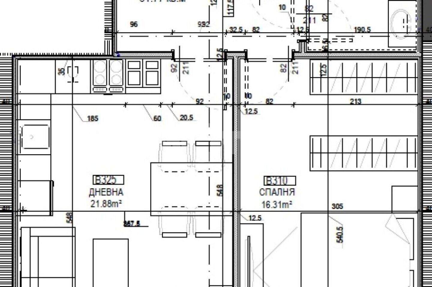 Zweizimmer Wohnung in Center, Sofia – Foto 4
