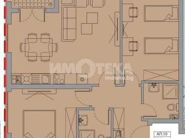 Satış - Apartman olarak Malinova Dolina,  Sofia