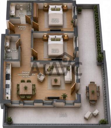 Vânzare - Apartament în Kărșiaka,  Plovdiv