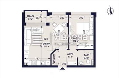 Satış - Apartman olarak Oborishte,  Sofia