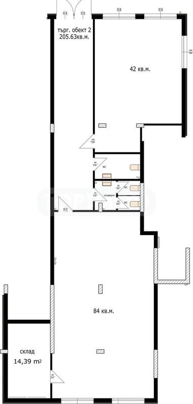 Verkauf - Laden/Büro/Lager/Gastronomie/Zahnarztbüro in Kaysiewa gradina,  Warna