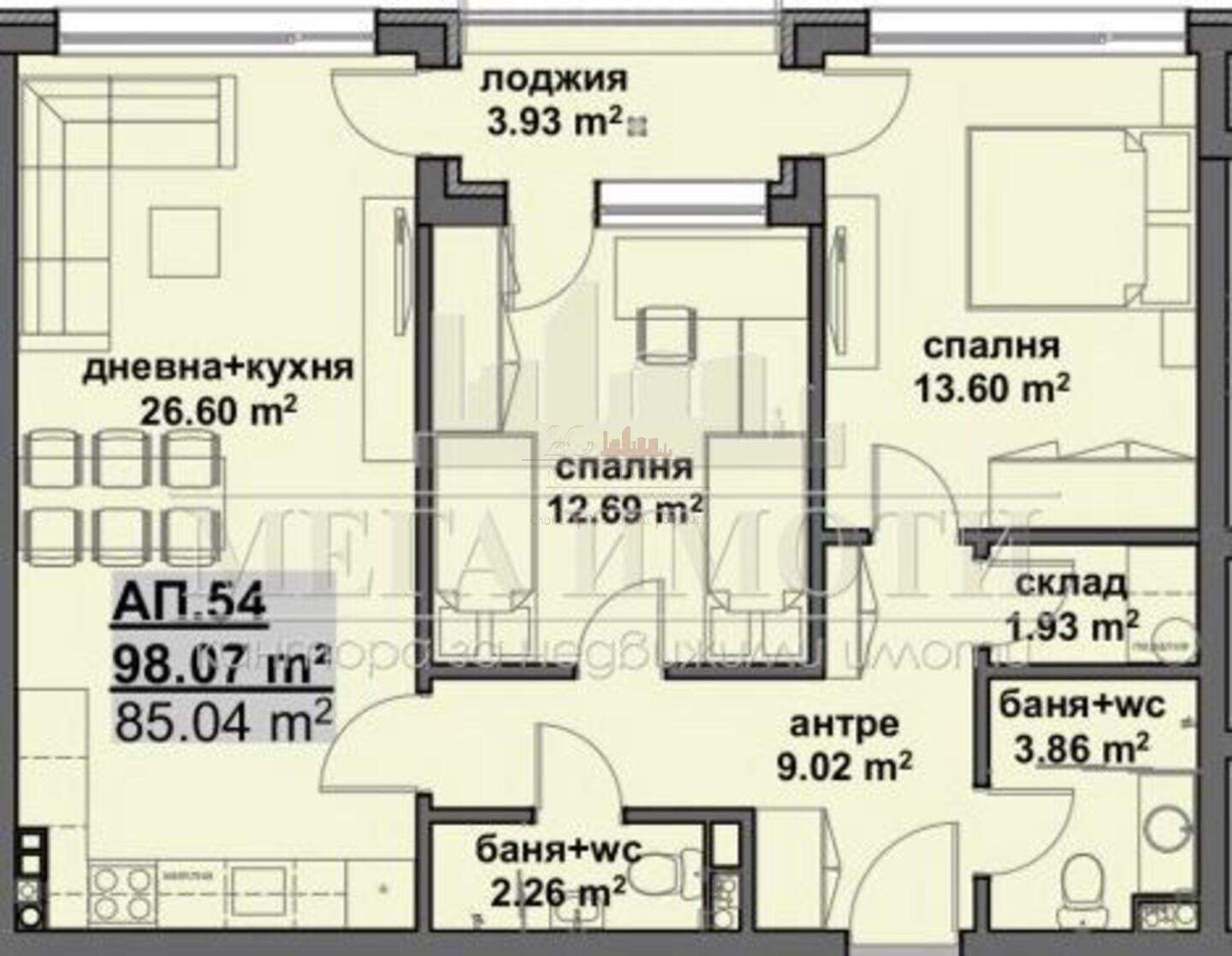 Üç odalı Apartman olarak Madika, Burgas – fotoğraf 2