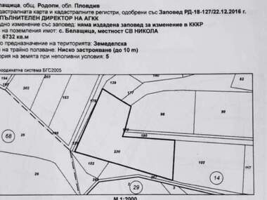 Продажа - Участок под строительство в Белащица,  Пловдив