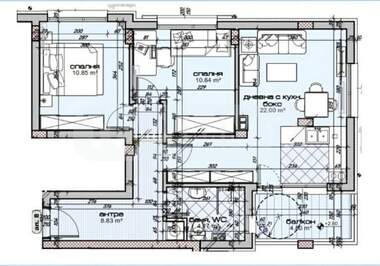Verkauf - Wohnung in Kolhozen pazar,  Warna