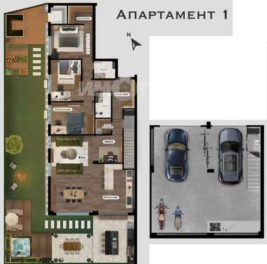 For sale - Apartment in Gorubliane,  Sofia