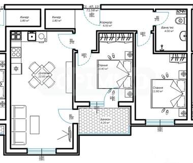 Vânzare - Apartament în Alen mak,  Varna