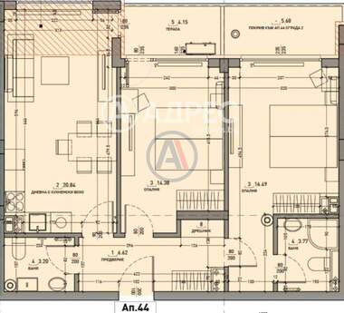 Vânzare - Apartament în Malinova Dolina,  Sofia