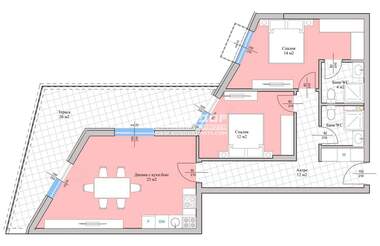 Satış - Apartman olarak Ostromila,  Plovdiv