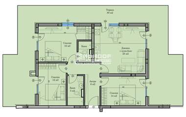 Vânzare - Apartament în Hristo Smirnenski,  Plovdiv