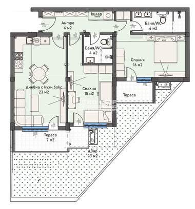 Vânzare - Apartament în Kărșiaka,  Plovdiv