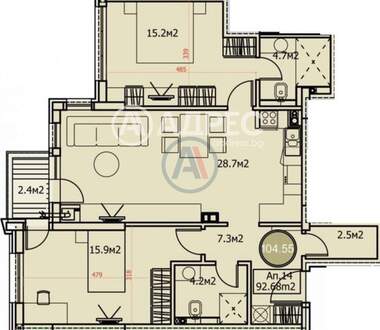 Πώληση - Διαμέρισμα σε Драгалевци,  София