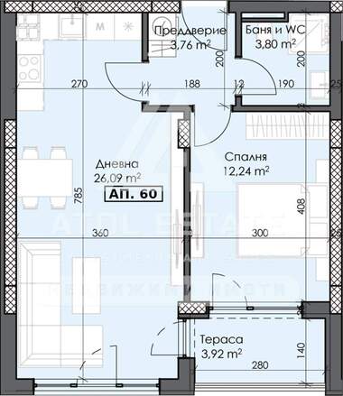 Verkauf - Wohnung in Trakia,  Plowdiw