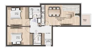 Satış - Apartman olarak Ovça Kupel 2,  Sofia