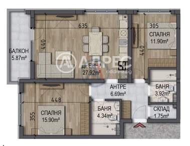 Verkauf - Wohnung in Owtscha Kupel,  Sovia