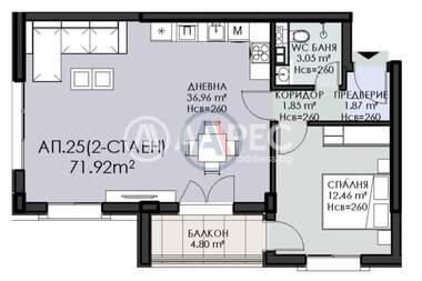 Продажа - Квартира в Овча Купел 1,  София