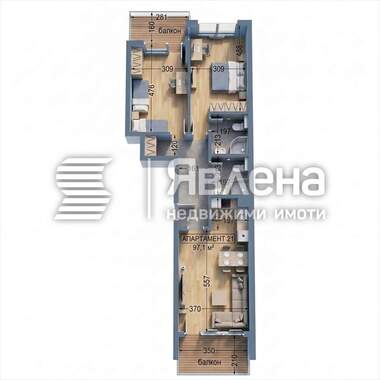 Πώληση - Διαμέρισμα σε Манастирски ливади-Изток,  София
