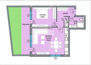 Satış - Apartman olarak Hristo Smirnenski,  Plovdiv