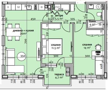 Verkauf - Wohnung in Tri tschutschura-zentar,  Stara Zagora