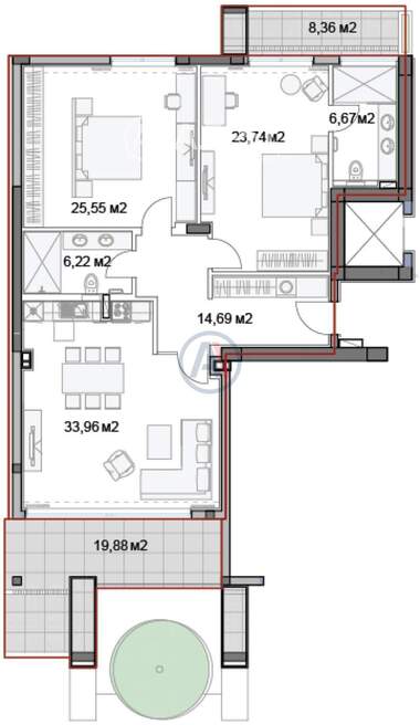 Verkauf - Wohnung in Slantschew den,  Warna