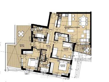 Satış - Apartman olarak Krastova vada,  Sofia
