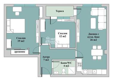 Vânzare - Apartament în Trakia,  Plovdiv
