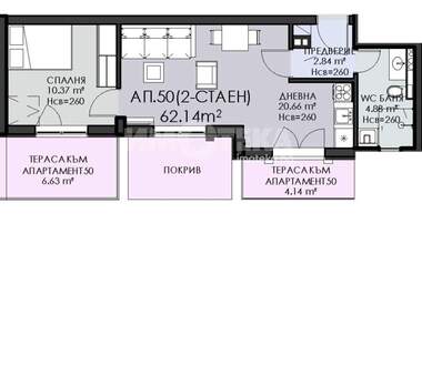 Verkauf - Wohnung in Owtscha Kupel,  Sovia