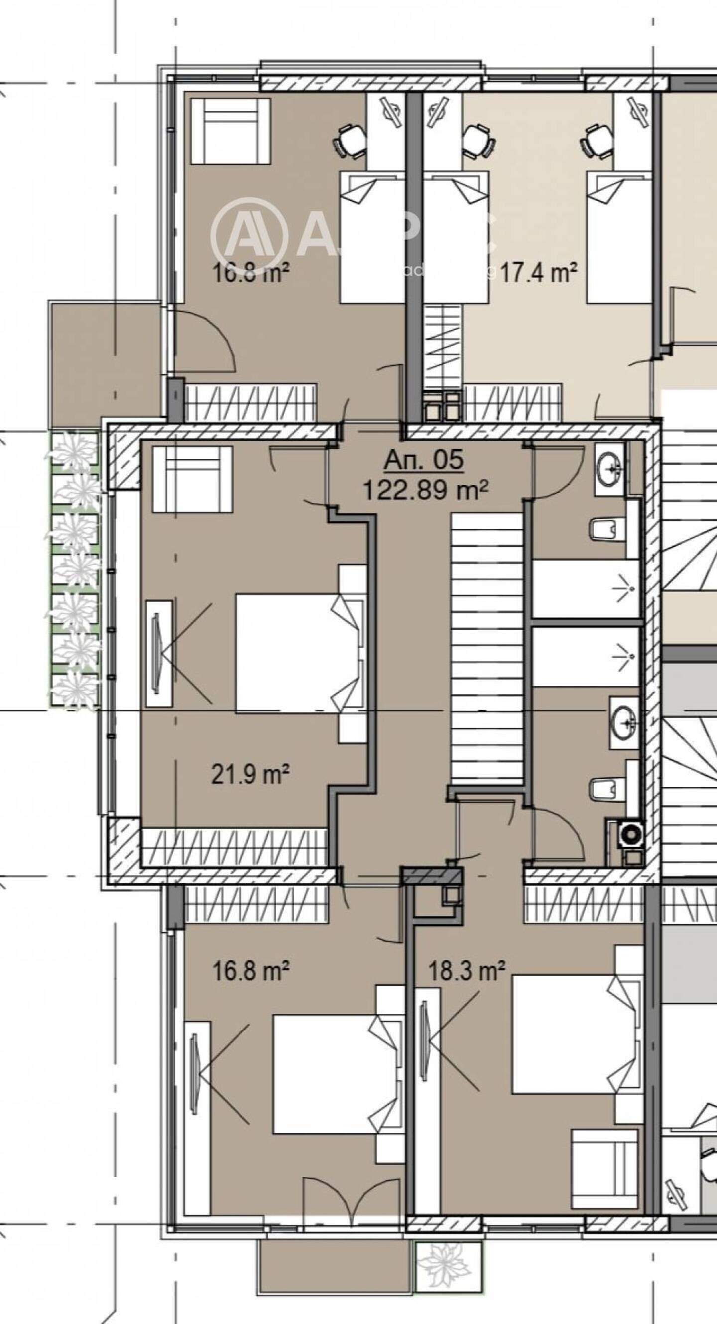 Dört odalı Apartman olarak Krastova vada, Sofia – fotoğraf 2