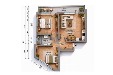 For sale - Apartment in Wider Center,  Ruse