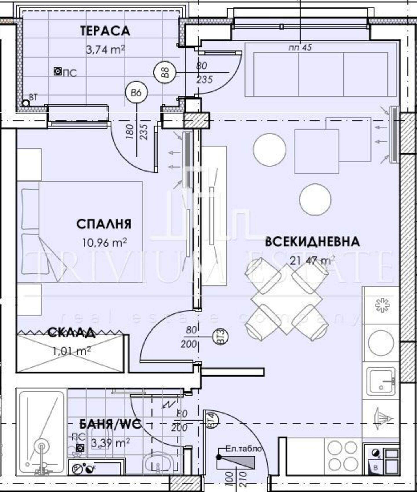 Двустаен Апартамент в Остромила, Пловдив – снимка 5