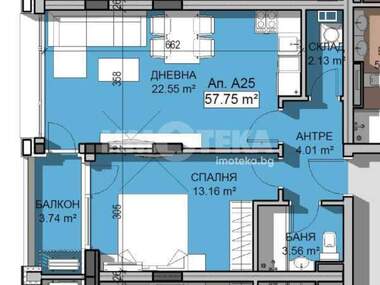 Πώληση - Διαμέρισμα σε Манастирски ливади-Изток,  София