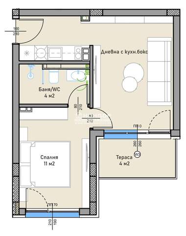 Verkauf - Wohnung in Wastanitscheski,  Plowdiw