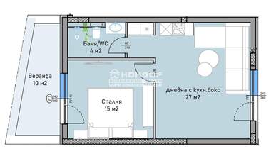Satış - Apartman olarak Vastaniçeski,  Plovdiv