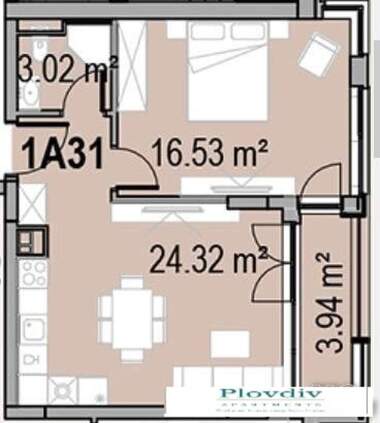 Verkauf - Wohnung in Hristo Smirnenski,  Plowdiw