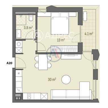 For sale - Apartment in Hadji Dimitar,  Sofia