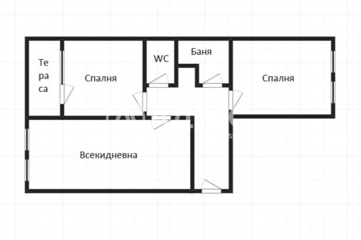 Тристаен Апартамент в Меден Рудник, Бургас – снимка 4