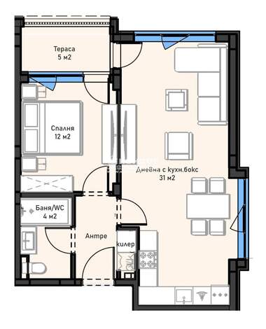 Vânzare - Apartament în Ostromila,  Plovdiv