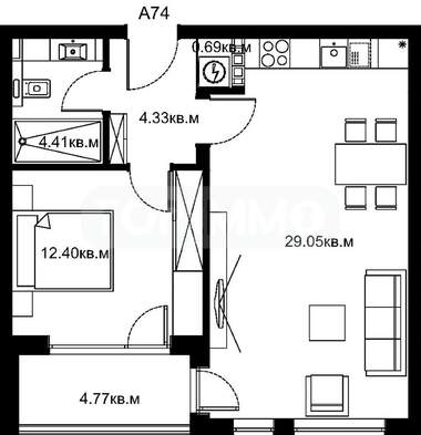 Vânzare - Apartament în Izgrev,  Varna