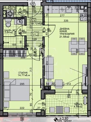 Verkauf - Wohnung in Zorniza,  Burgas