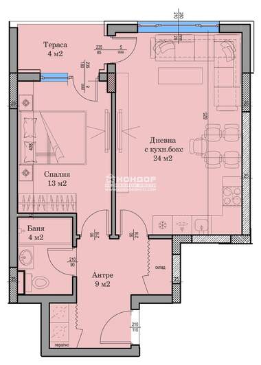 Vânzare - Apartament în Hristo Smirnenski,  Plovdiv